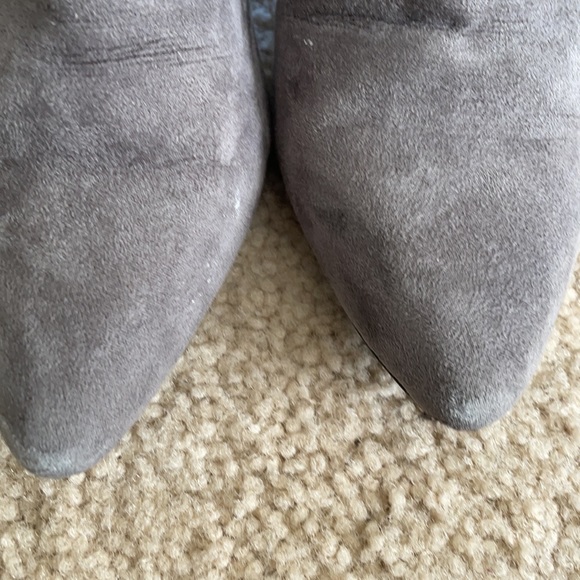 Gray Suede ankle boots - Picture 5 of 5